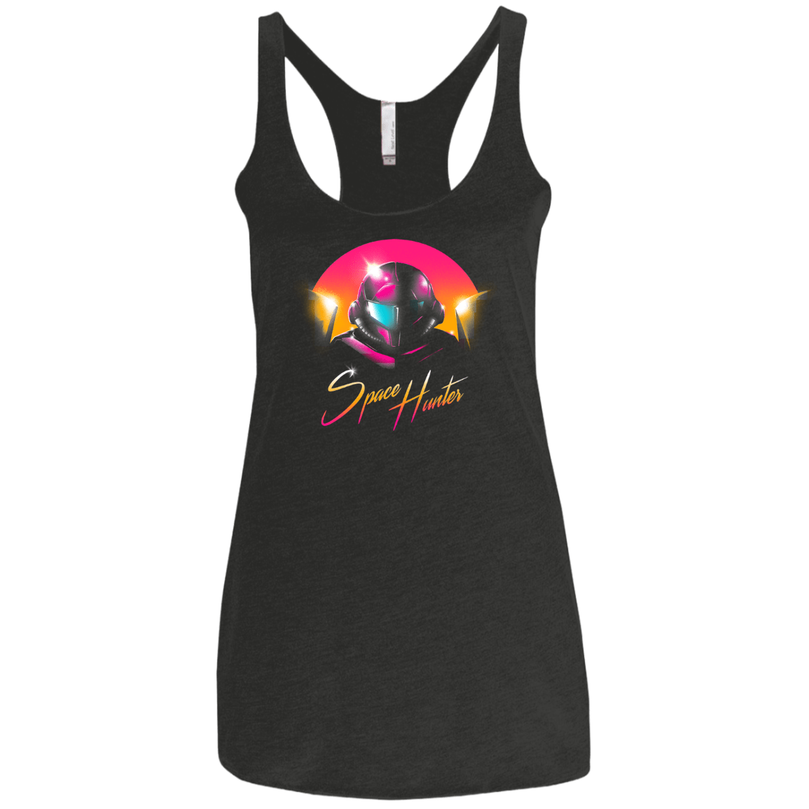 The Space Hunter Women's Triblend Racerback Tank