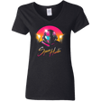 T-Shirts Black / S The Space Hunter Women's V-Neck T-Shirt