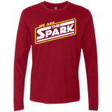 T-Shirts Cardinal / S The Spark Men's Premium Long Sleeve