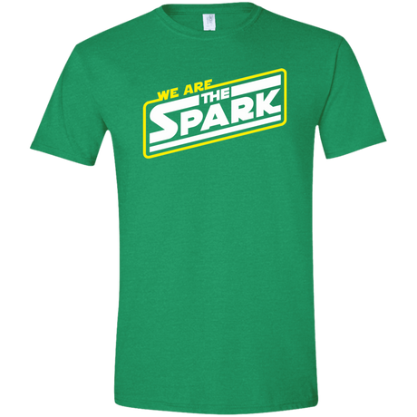 T-Shirts Heather Irish Green / S The Spark Men's Semi-Fitted Softstyle