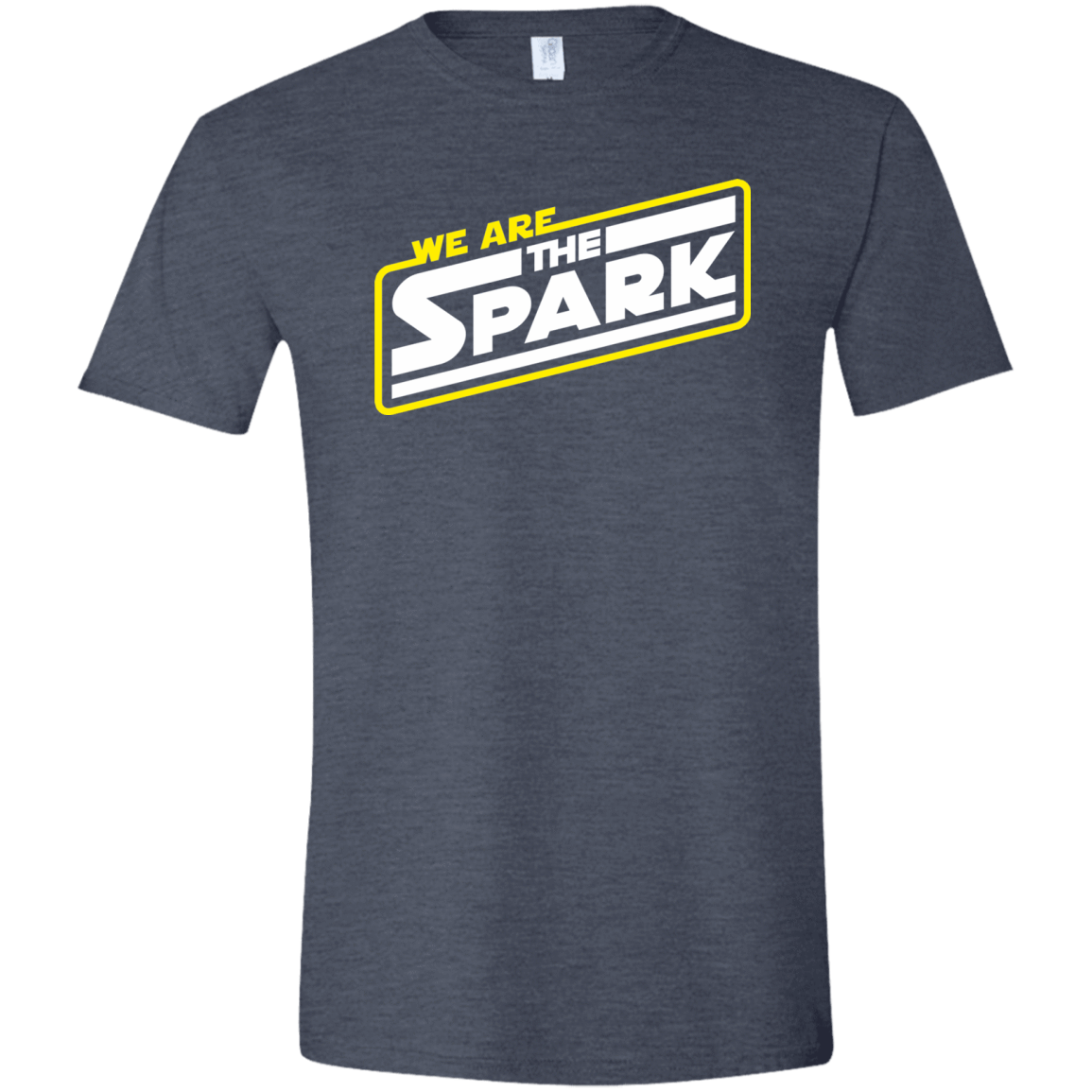 T-Shirts Heather Navy / S The Spark Men's Semi-Fitted Softstyle