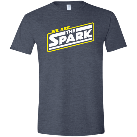 T-Shirts Heather Navy / S The Spark Men's Semi-Fitted Softstyle