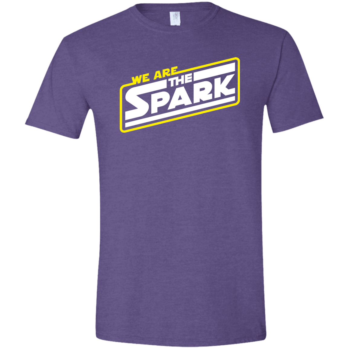 T-Shirts Heather Purple / S The Spark Men's Semi-Fitted Softstyle
