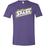 T-Shirts Heather Purple / S The Spark Men's Semi-Fitted Softstyle