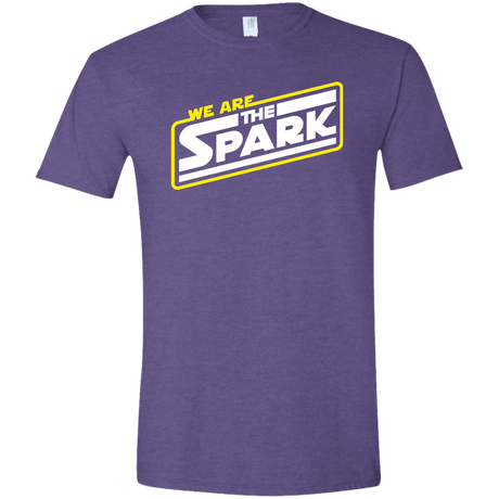 T-Shirts Heather Purple / S The Spark Men's Semi-Fitted Softstyle