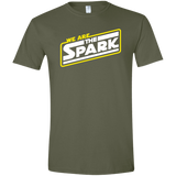 T-Shirts Military Green / S The Spark Men's Semi-Fitted Softstyle