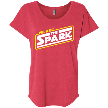T-Shirts Vintage Red / X-Small The Spark Triblend Dolman Sleeve