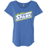 T-Shirts Vintage Royal / X-Small The Spark Triblend Dolman Sleeve