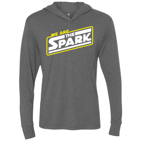 T-Shirts Premium Heather / X-Small The Spark Triblend Long Sleeve Hoodie Tee