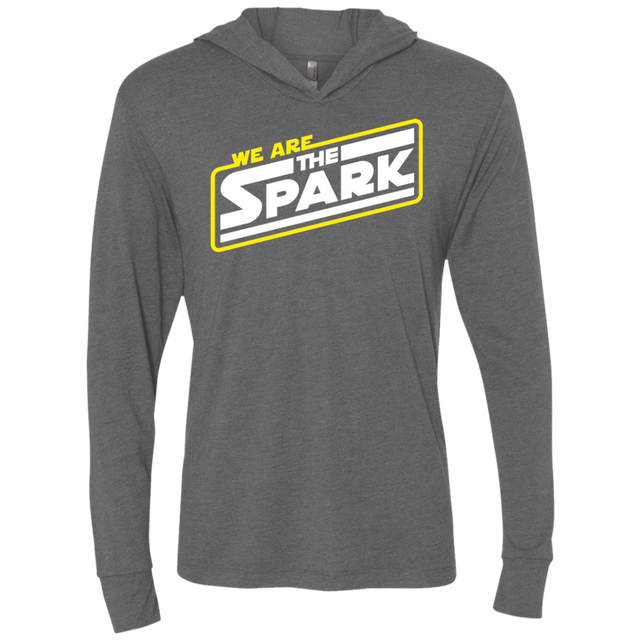 T-Shirts Premium Heather / X-Small The Spark Triblend Long Sleeve Hoodie Tee
