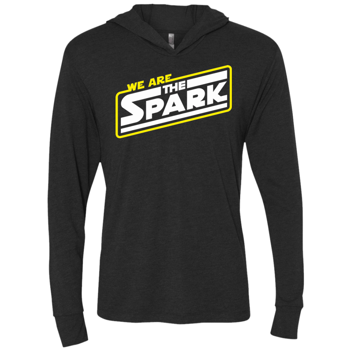 The Spark Triblend Long Sleeve Hoodie Tee