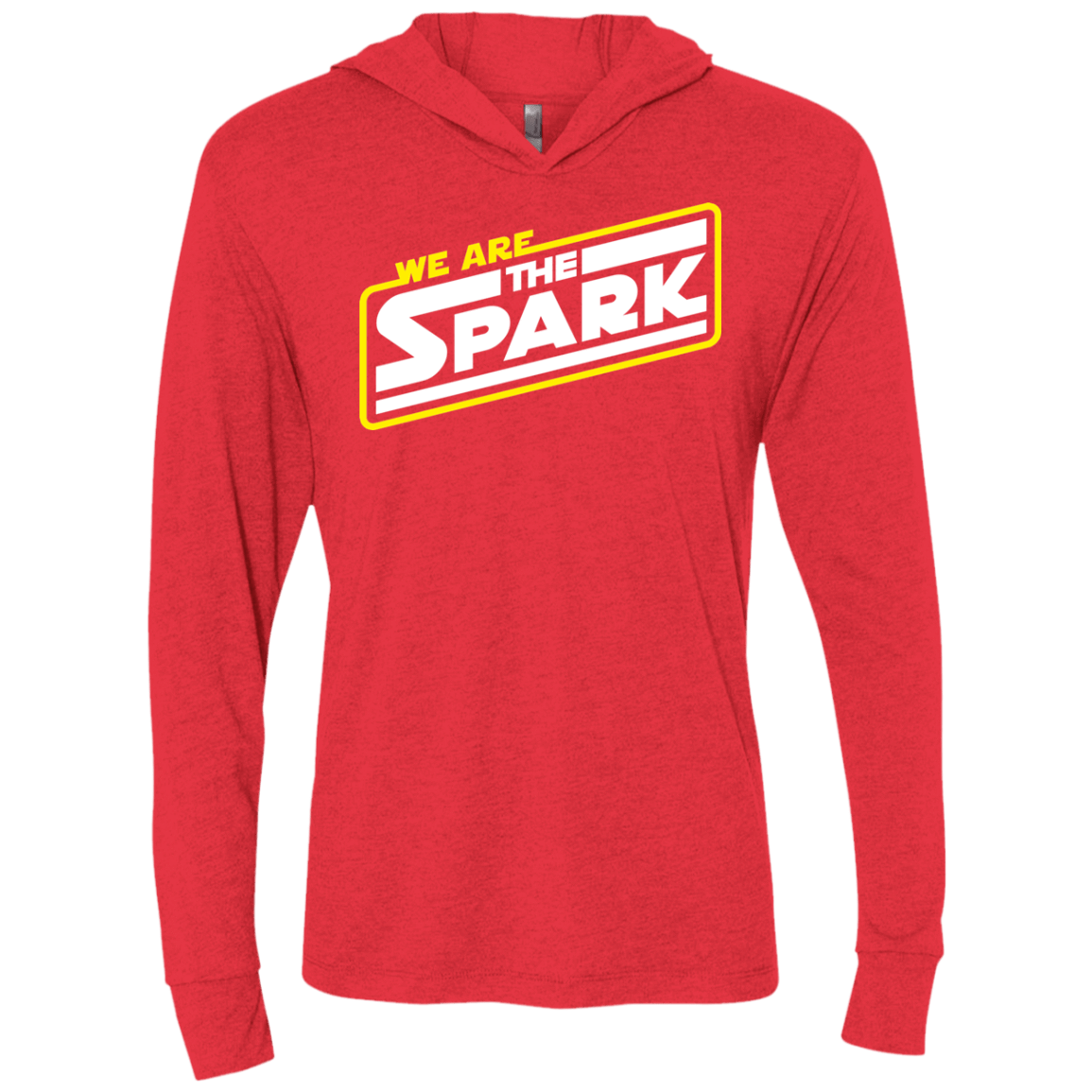 T-Shirts Vintage Red / X-Small The Spark Triblend Long Sleeve Hoodie Tee