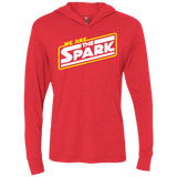 T-Shirts Vintage Red / X-Small The Spark Triblend Long Sleeve Hoodie Tee