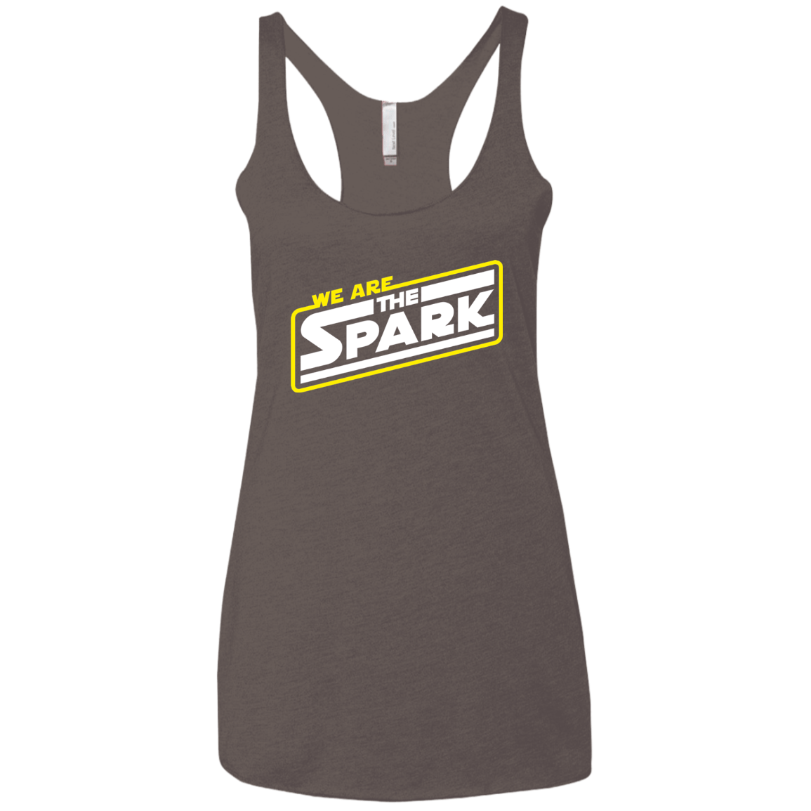 T-Shirts Macchiato / X-Small The Spark Women's Triblend Racerback Tank