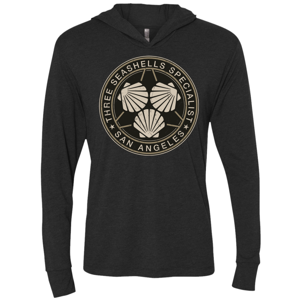 T-Shirts Vintage Black / X-Small The Specialist Triblend Long Sleeve Hoodie Tee