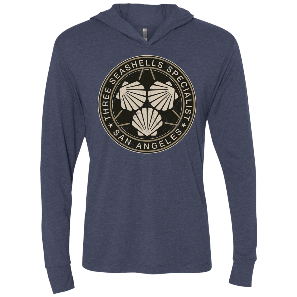 T-Shirts Vintage Navy / X-Small The Specialist Triblend Long Sleeve Hoodie Tee