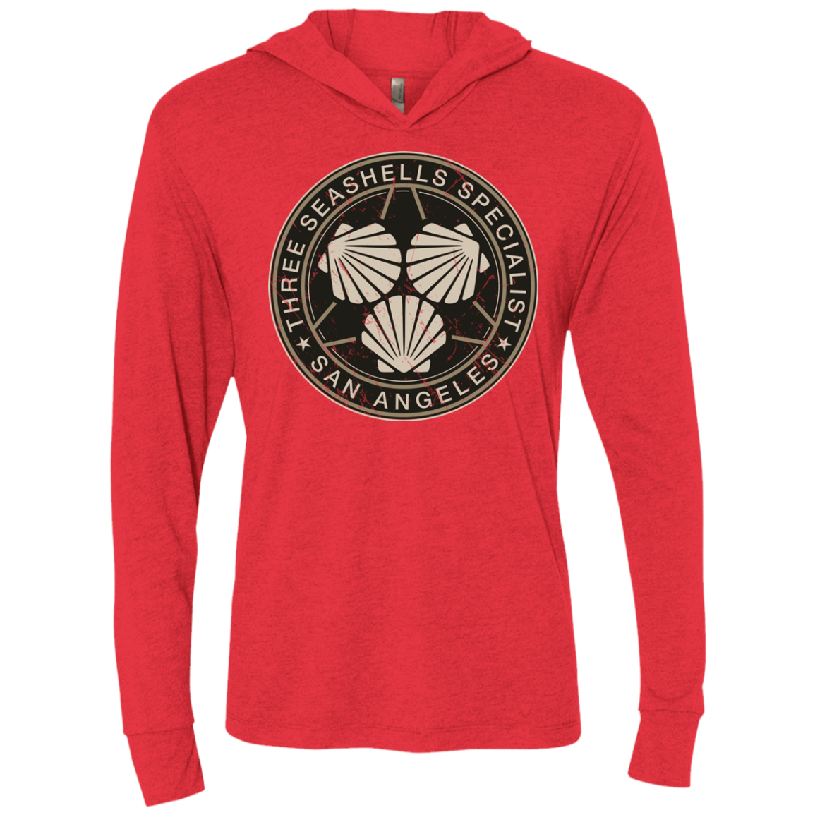 T-Shirts Vintage Red / X-Small The Specialist Triblend Long Sleeve Hoodie Tee