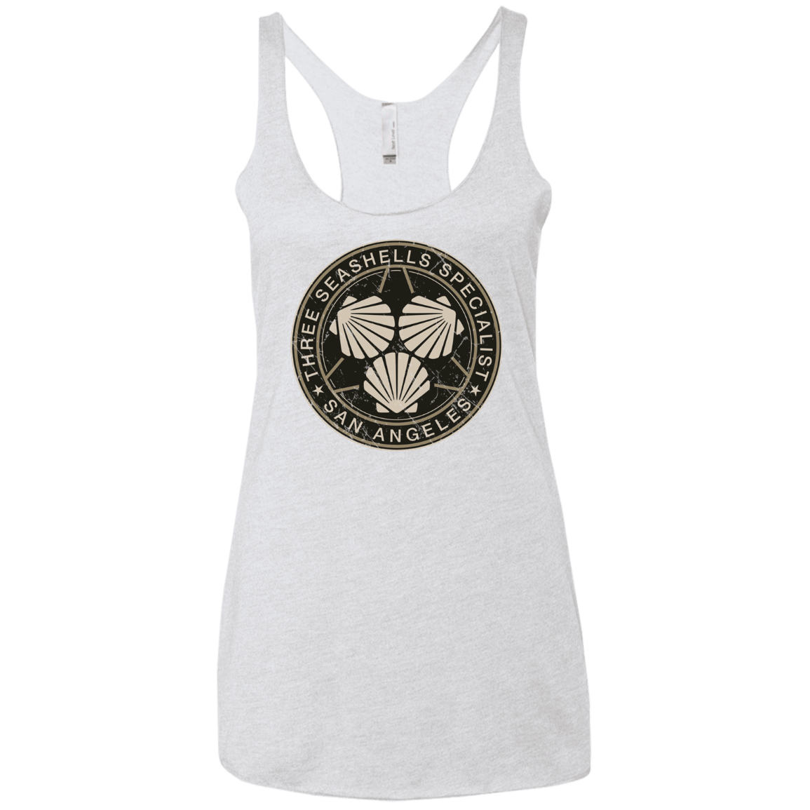 T-Shirts Heather White / X-Small The Specialist Women's Triblend Racerback Tank
