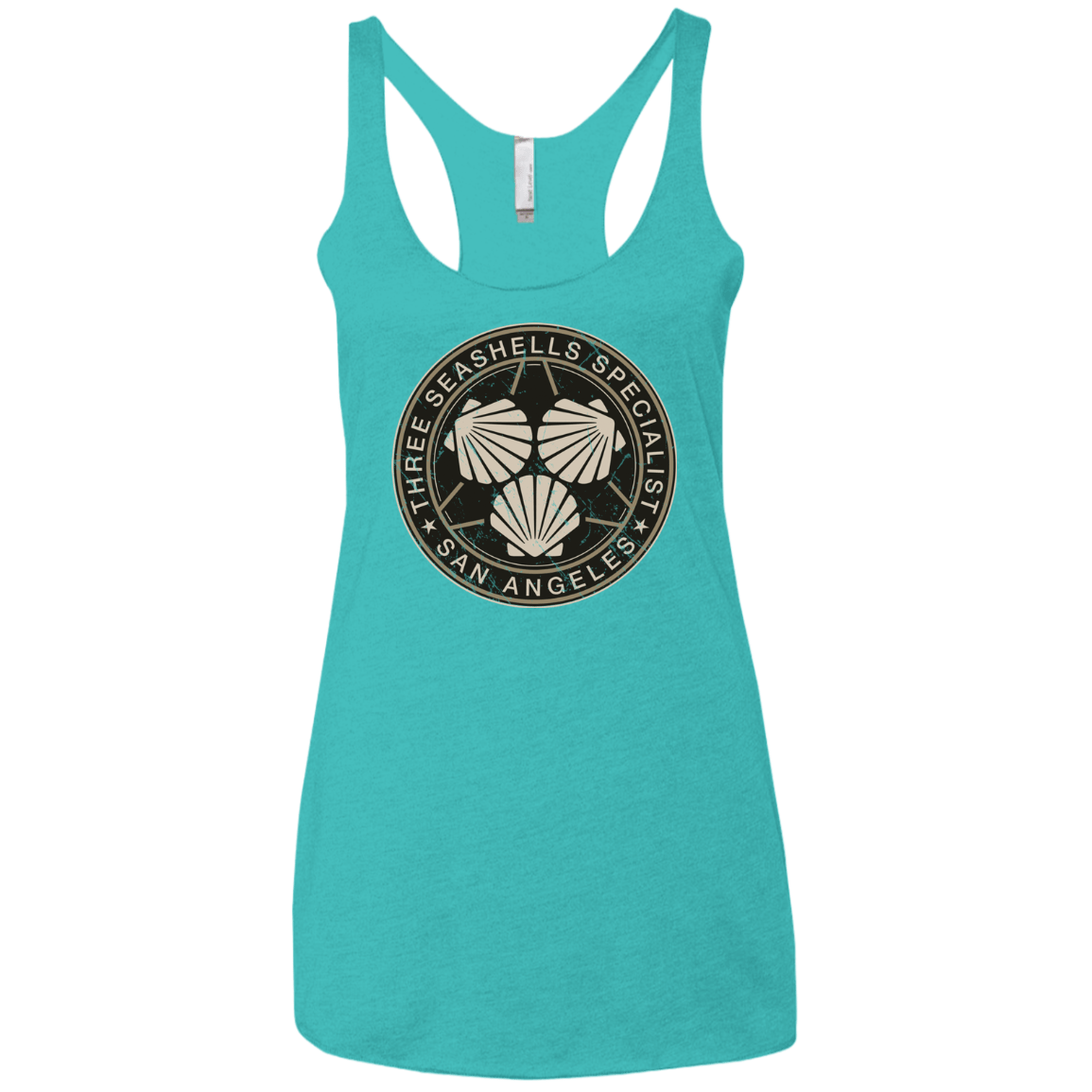 T-Shirts Tahiti Blue / X-Small The Specialist Women's Triblend Racerback Tank