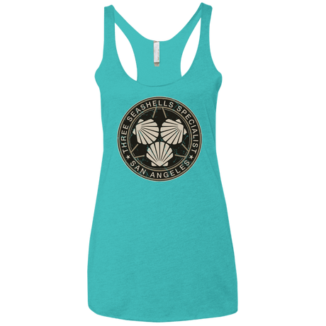 T-Shirts Tahiti Blue / X-Small The Specialist Women's Triblend Racerback Tank