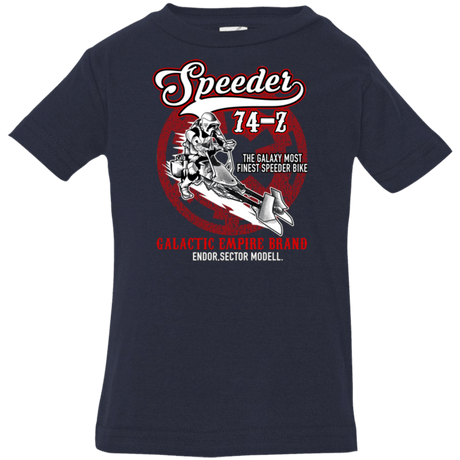 T-Shirts Navy / 6 Months The Speeder Infant Premium T-Shirt