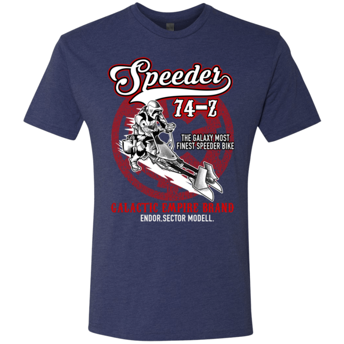 T-Shirts Vintage Navy / Small The Speeder Men's Triblend T-Shirt