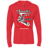 T-Shirts Vintage Red / X-Small The Speeder Triblend Long Sleeve Hoodie Tee