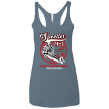T-Shirts Indigo / X-Small The Speeder Women's Triblend Racerback Tank