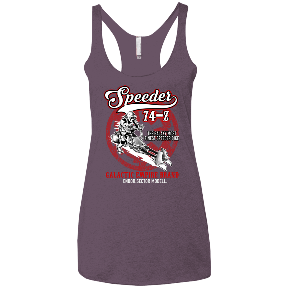 T-Shirts Vintage Purple / X-Small The Speeder Women's Triblend Racerback Tank
