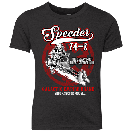 T-Shirts Vintage Black / YXS The Speeder Youth Triblend T-Shirt