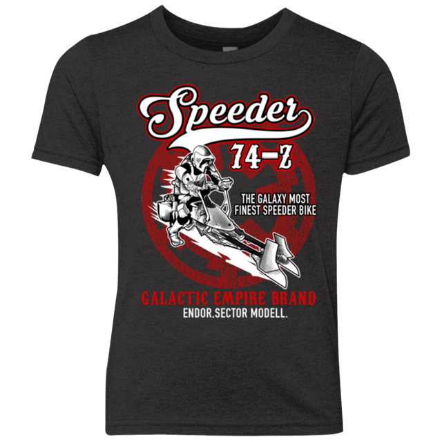 T-Shirts Vintage Black / YXS The Speeder Youth Triblend T-Shirt