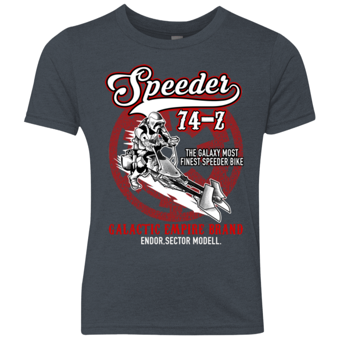 T-Shirts Vintage Navy / YXS The Speeder Youth Triblend T-Shirt