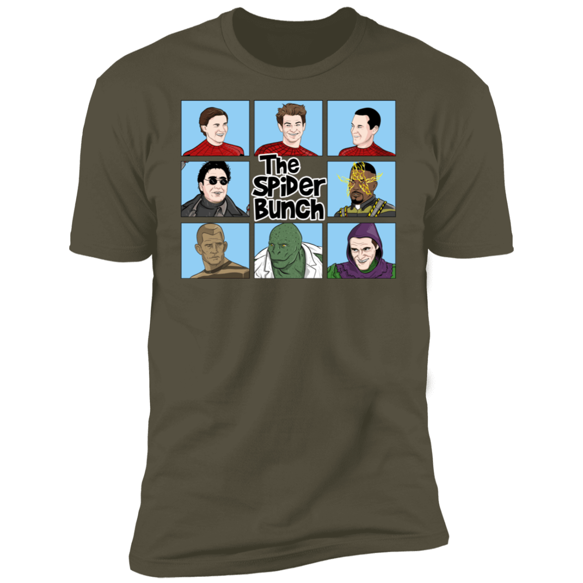 T-Shirts Military Green / S The Spider Bunch Men's Premium T-Shirt
