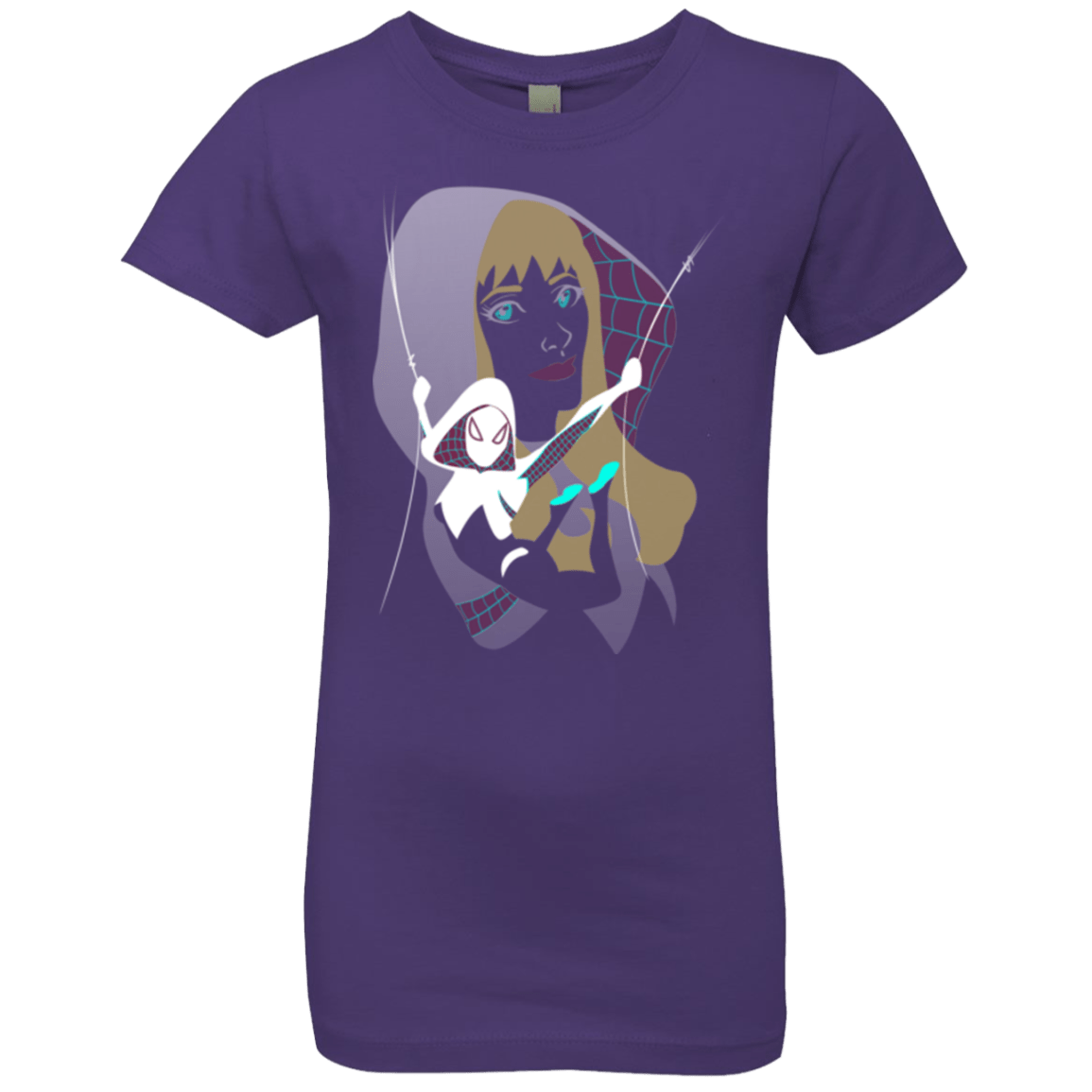 T-Shirts Purple Rush / YXS The Spider Girls Premium T-Shirt