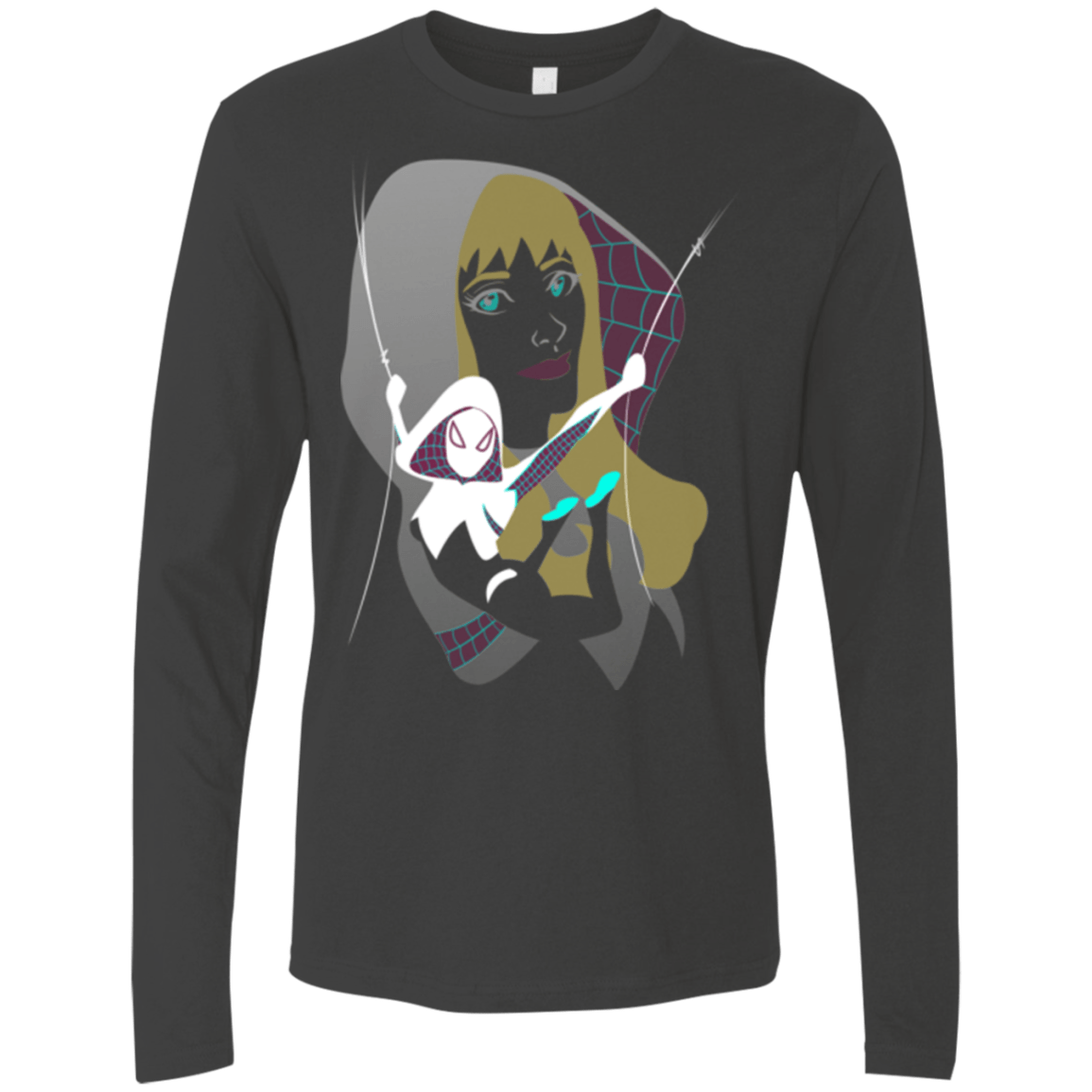 T-Shirts Heavy Metal / Small The Spider Men's Premium Long Sleeve