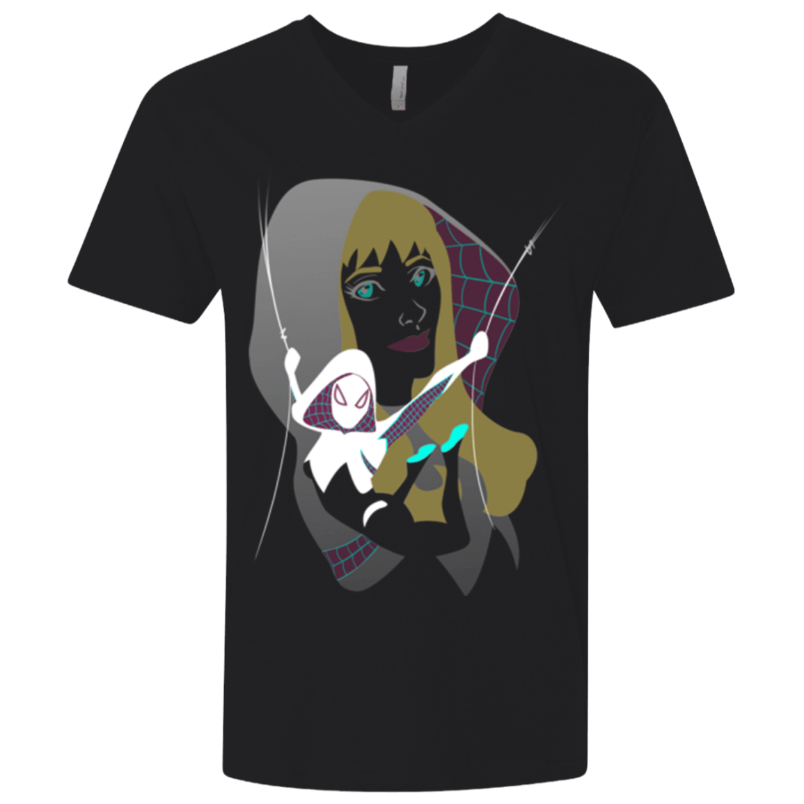 T-Shirts Black / X-Small The Spider Men's Premium V-Neck