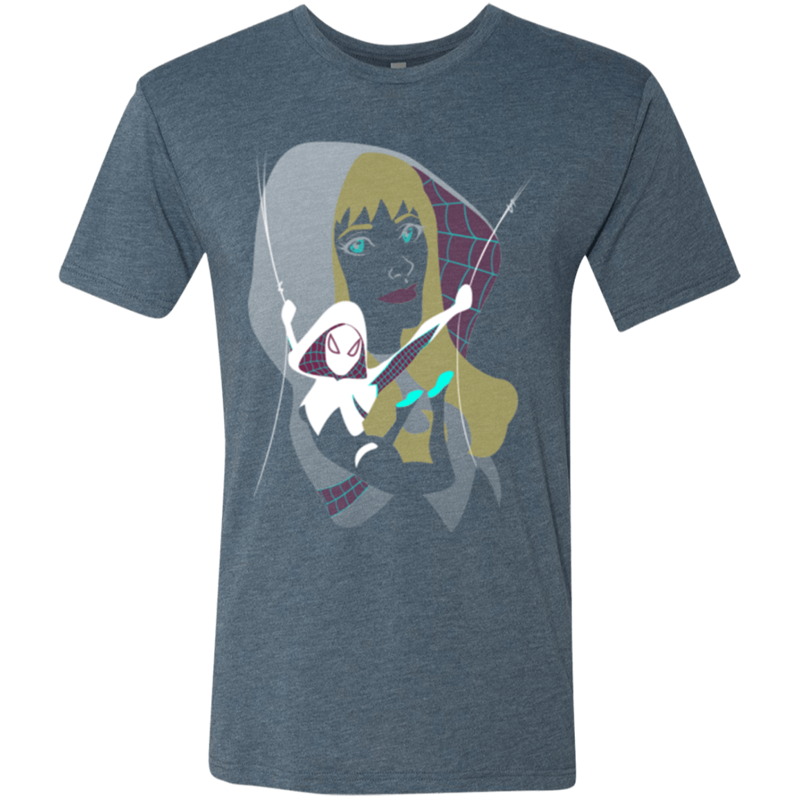 T-Shirts Indigo / Small The Spider Men's Triblend T-Shirt