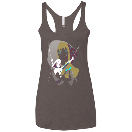 T-Shirts Macchiato / X-Small The Spider Women's Triblend Racerback Tank