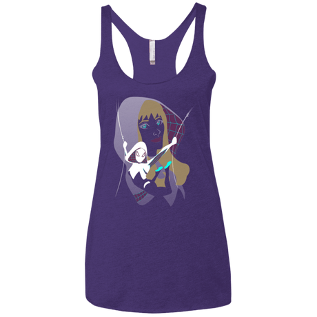 T-Shirts Purple / X-Small The Spider Women's Triblend Racerback Tank