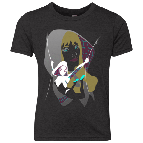 T-Shirts Vintage Black / YXS The Spider Youth Triblend T-Shirt