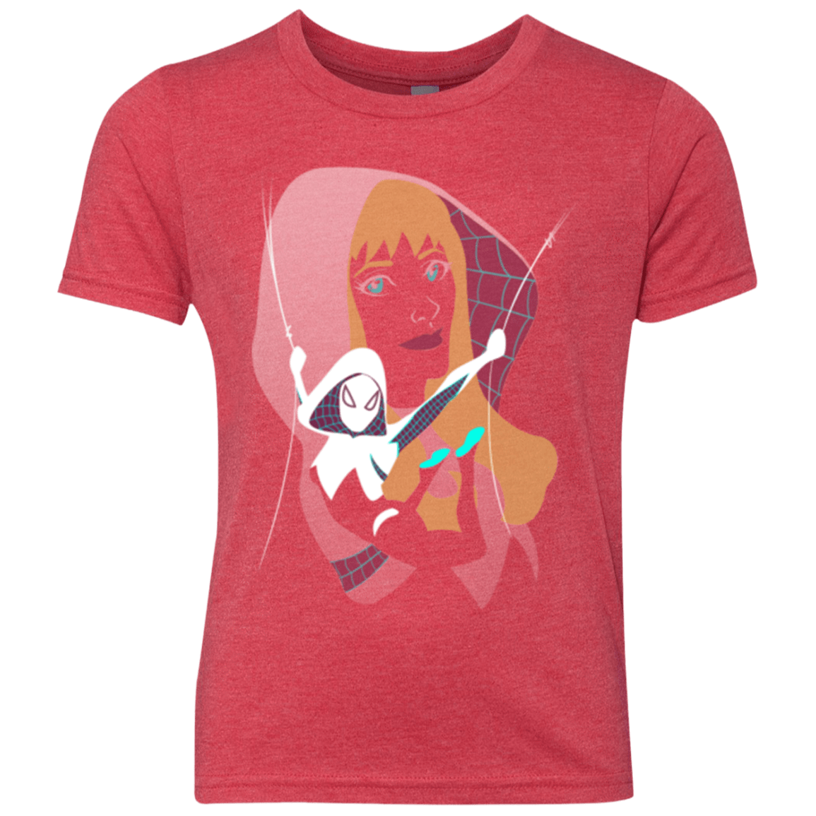 T-Shirts Vintage Red / YXS The Spider Youth Triblend T-Shirt