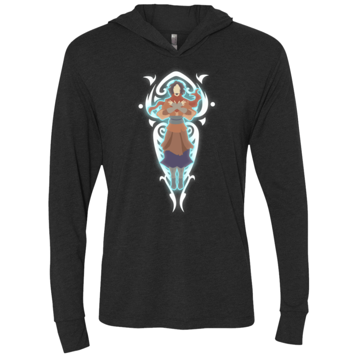 T-Shirts Vintage Black / X-Small The Spirit of the Avatar Triblend Long Sleeve Hoodie Tee