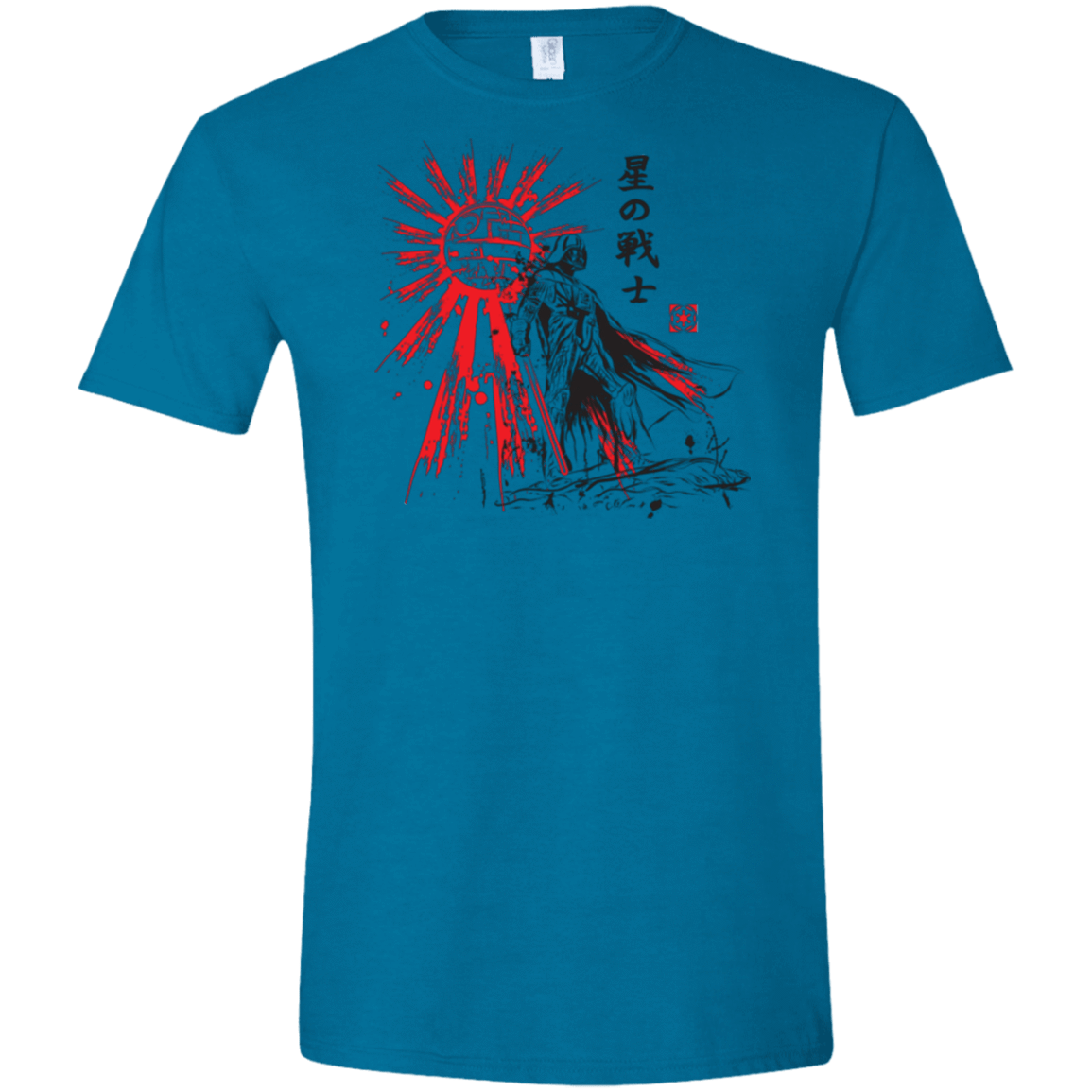 T-Shirts Antique Sapphire / S The Star Warrior Men's Semi-Fitted Softstyle