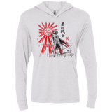 The Star Warrior Triblend Long Sleeve Hoodie Tee