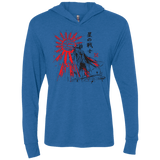 The Star Warrior Triblend Long Sleeve Hoodie Tee