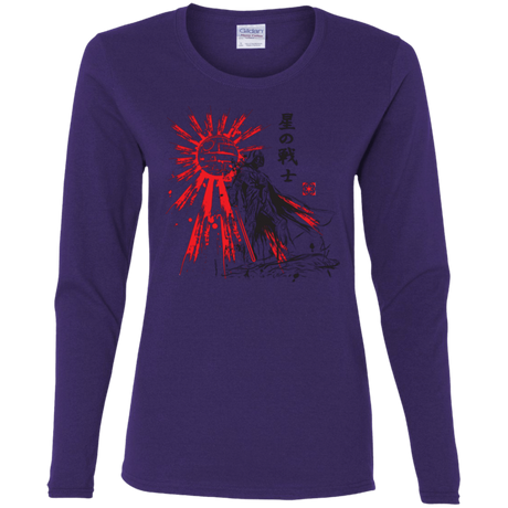 T-Shirts Purple / S The Star Warrior Women's Long Sleeve T-Shirt
