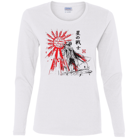 T-Shirts White / S The Star Warrior Women's Long Sleeve T-Shirt