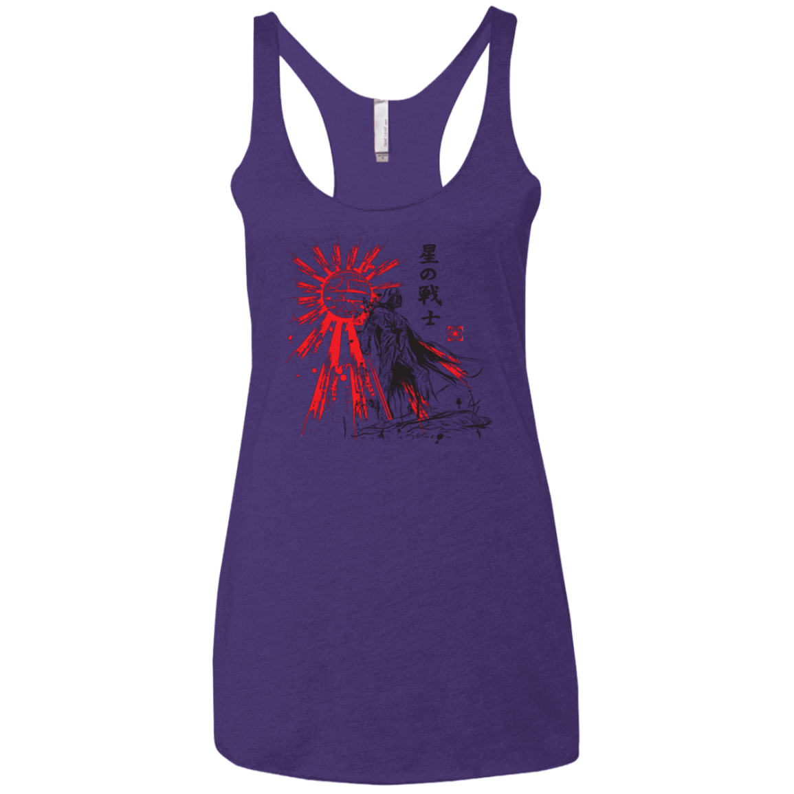 T-Shirts Purple Rush / X-Small The Star Warrior Women's Triblend Racerback Tank