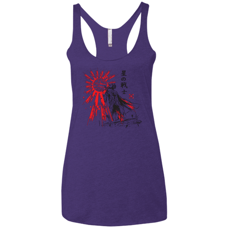 T-Shirts Purple Rush / X-Small The Star Warrior Women's Triblend Racerback Tank
