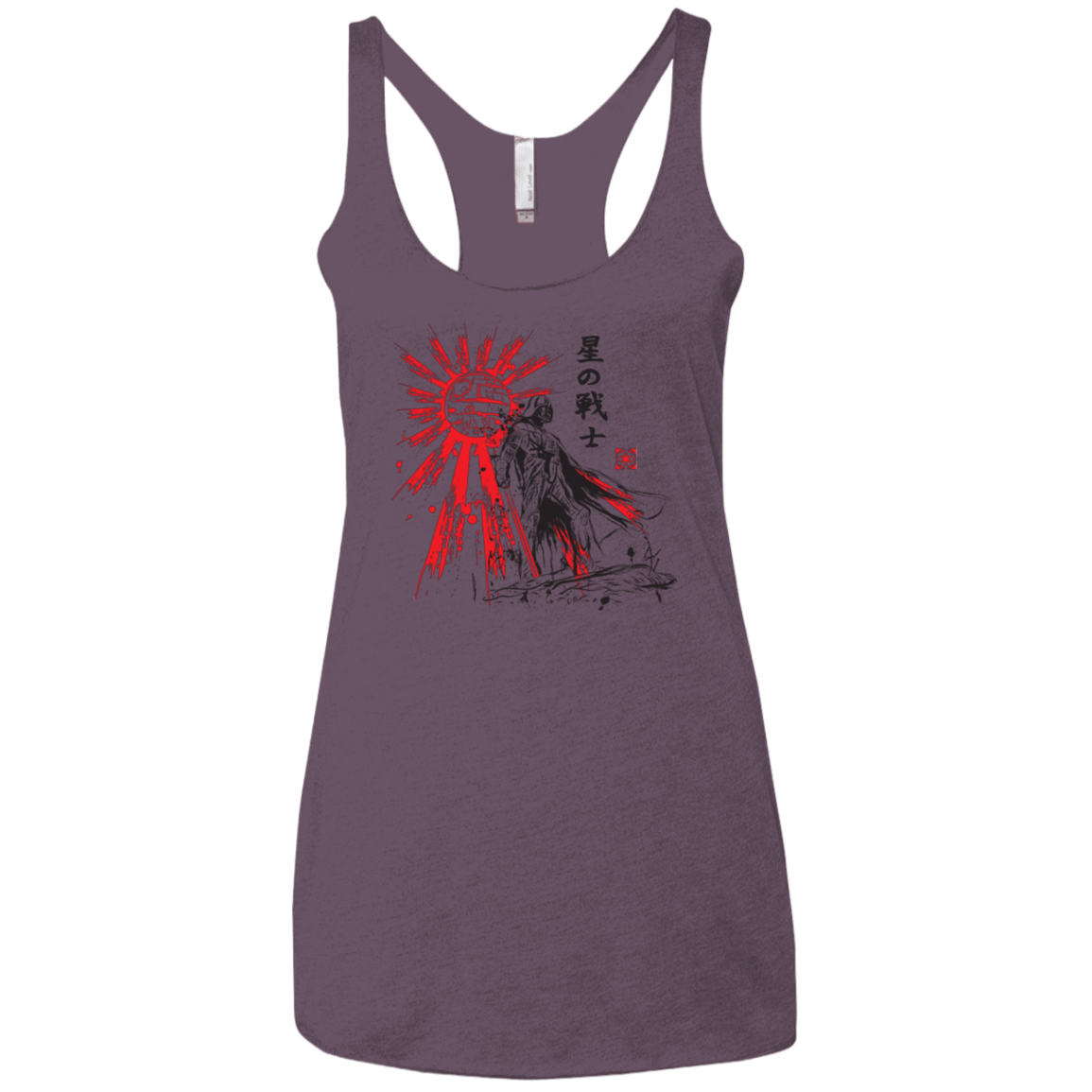 T-Shirts Vintage Purple / X-Small The Star Warrior Women's Triblend Racerback Tank